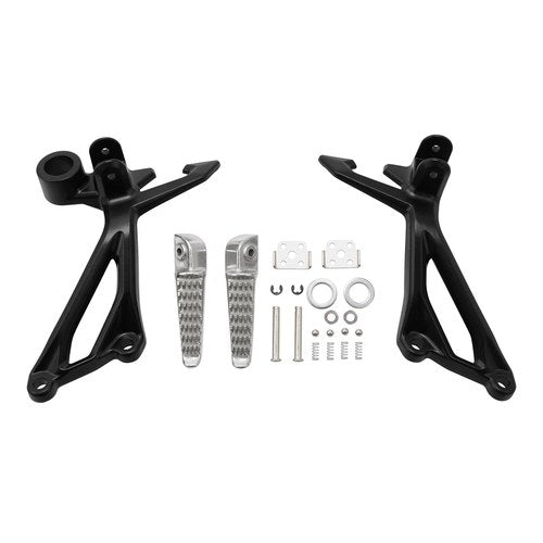 Rear Passenger Footrests Footpegs Brackets Fit For Kawasaki Z900 ABS 2017-2025