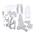 Front Rider Foot pegs Footrests Bracket Set Fit For Suzuki GSXR600 GSXR750 06-10