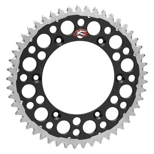 For Honda CRF450R 02-18 Renthal 1540-520-50GPBK Twinring Groved Rear Chainwheel