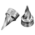 For Harley-Davidson Sportster 1200 1988-2007 Kuryakyn Twisted Chrome Axle Caps