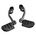 Kuryakyn 7584 Tour-Tech Long Arm Cruise Mounts Gloss Black