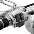 For Harley-Davidson Road King 1996-2013 Kuryakyn Chrome Switch Housings