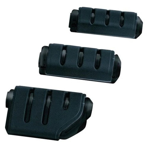 Kuryakyn 7567 Dually Trident Iso Foot Pegs Gloss Black