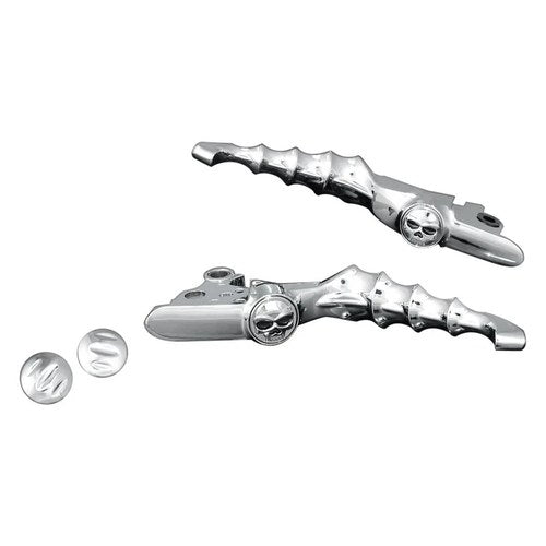 For Harley-Davidson Road King 2008-2013 Kuryakyn 1058 Zombie Chrome Levers