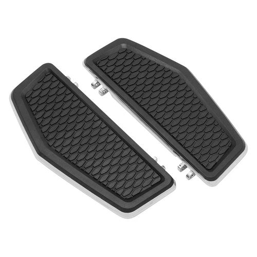 For Harley-Davidson Road King 1994-2021 Kuryakyn 5900 Hex Chrome Driver Boards