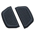For Harley-Davidson Road King 94-19 Hex Passenger's Floorboard Inserts Black