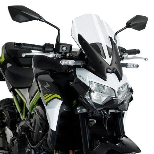 For Kawasaki Z900 2020 Puig 3841W Naked Windshield