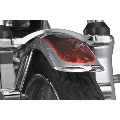 For Harley-Davidson Forty Eight 2010-2021 Kuryakyn Front Chrome Fender Tip