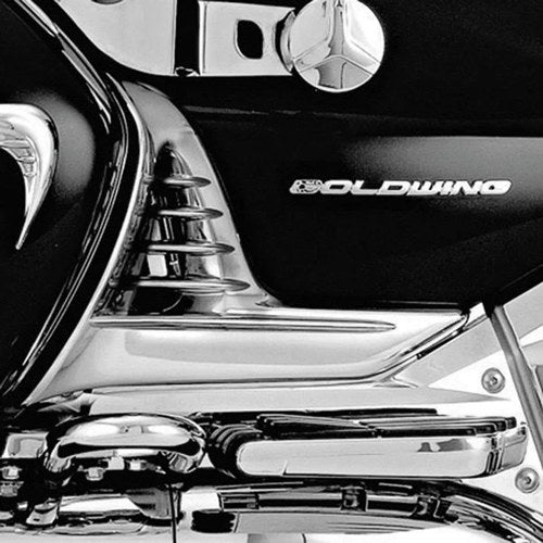 For Honda Goldwing 1800 2001-2008 Kuryakyn Louvered Chrome Battery Box Covers
