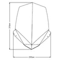 For Honda CB500F 2017-2019 Puig 3657N New Generation Sport Windshield