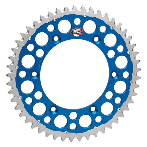 For Yamaha WR250F 01-21 Renthal 1500-520-48GPBU Twinring Groved Rear Chainwheel
