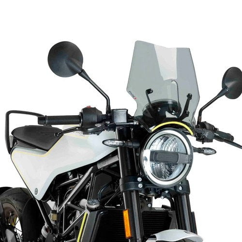 For Husqvarna Svartpilen 401 18-20 Puig 9702H Generation Sport Naked Windshield
