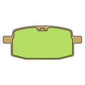 For Yamaha Jog 50 1988 Vesrah Front Sintered Metal Brake Pads