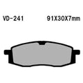 For Yamaha YZ490 1985-1990 Vesrah Front Organic Semi-Metallic Brake Pads
