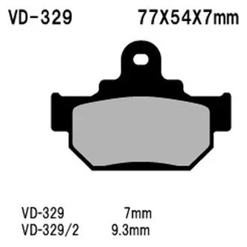 For Suzuki SP600 1985 Vesrah Front Organic Semi-Metallic Brake Pads