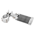 BikeMaster 171213 Chrome Frame Rail Clamp Driver's Foot Pegs