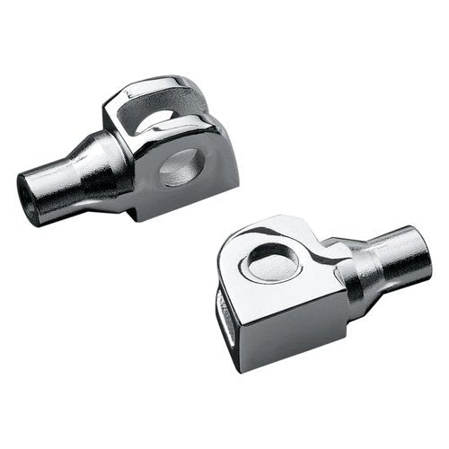 For Kawasaki Z1000 2010-2015 Kuryakyn Tapered Front Peg Adapters Chrome