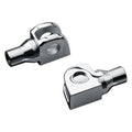 For Kawasaki Z1000 2010-2015 Kuryakyn Tapered Front Peg Adapters Chrome