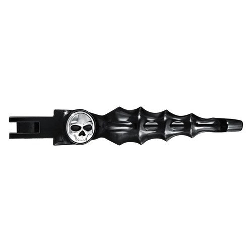 For Harley-Davidson Dyna 1996-2017 Kuryakyn 1090 Zombie Gloss Black Levers