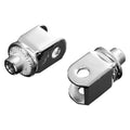 For Honda Sabre 1300 2010-2014 Kuryakyn 8815 Chrome Splined Foot Peg Adapters