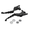 For Harley-Davidson Road King 2017-2021 Kuryakyn 1983 Zombie Gloss Black Levers
