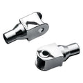 For Honda Shadow Sabre 1100 00-07 Tapered Front/Rear Peg Adapters Chrome