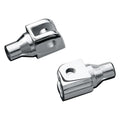 For Honda Grom 125 2014-2020 Kuryakyn 7939 Tapered Foot Peg Adapters Chrome
