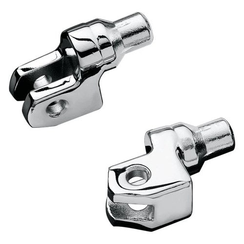 For Yamaha Bolt 2014-2016 Kuryakyn Tapered Foot Peg Adapters Chrome