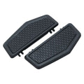 For Harley-Davidson Road King 94-21 Kuryakyn 5901 Hex Satin Black Driver Boards