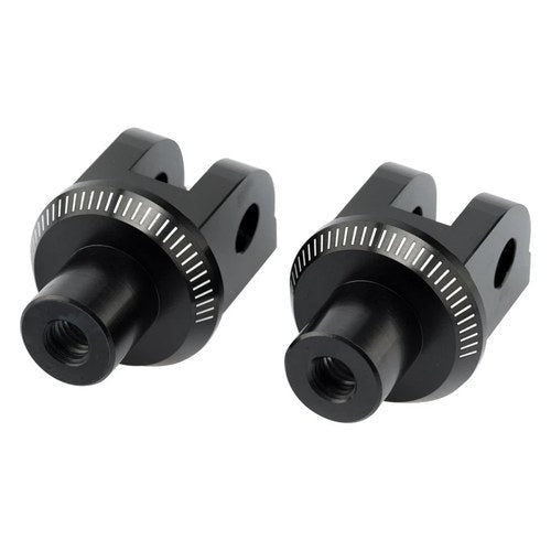 For Kawasaki Ninja ZX10R 2016 Puig Rider Foot Peg Adapters Black