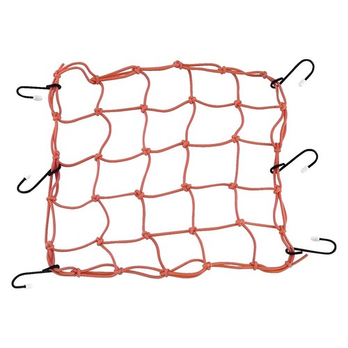BikeMaster 100006 Orange Stretch Cargo Net