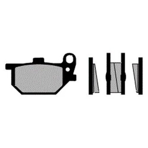 For Yamaha Maxim 1100 1982 Vesrah SD-215 Rear Organic Semi-Metallic Brake Pads