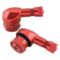 BikeMaster 151791 Red Angled Valve Stem