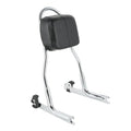 Chrome Backrest Sissy Bar Fit For Harley Deluxe Flstn Fatboy Flstf Standard Fxst