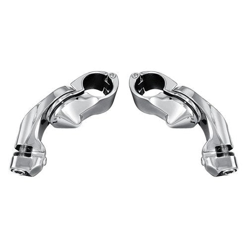For Harley-Davidson Road Glide 00-07 Tour-Tech Short Arm Cruise Mounts Chrome