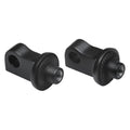 For Harley-Davidson Forty Eight 10-21 Kuryakyn Splined Front Peg Adaptors Black