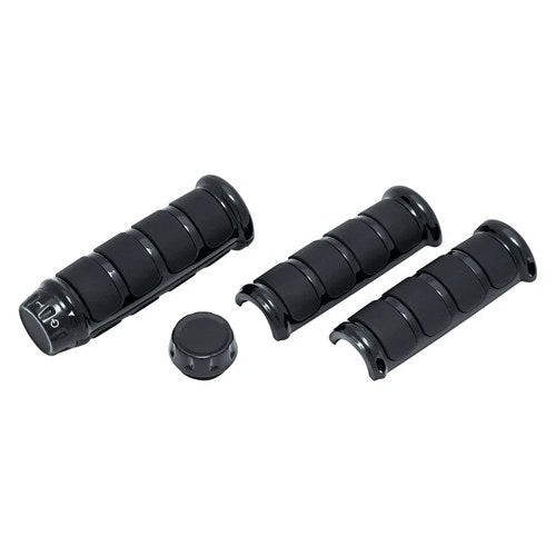 Kuryakyn 6781 Iso Gloss Black Grips for Heated Grips