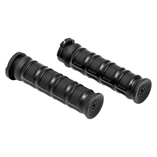 Kuryakyn 6673 Satin Black Dillinger Grips
