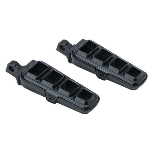 For Harley-Davidson Road King 94-19 Dillinger Driver's Foot Pegs Satin Black