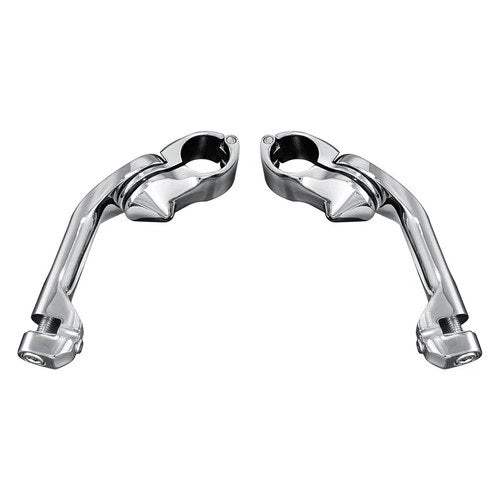 Kuryakyn 4526 Tour-Tech Long Arm Cruise Mounts Chrome