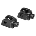For Suzuki Boulevard 05-17 Kuryakyn 8889 Gloss Black Splined Male Mount Adapters