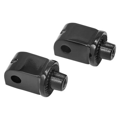 For Yamaha V Star 1300 2007-2016 Kuryakyn Splined Adapter Mounts Gloss Black