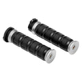 Kuryakyn 6672 Silver Dillinger Grips
