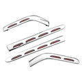 For Honda Goldwing 1800 2001-2008 Kuryakyn LED Chrome Saddlebag Molding Set