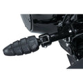 For Harley-Davidson Deluxe 2018 Kuryakyn Tapered Passenger's Peg Adapters Black