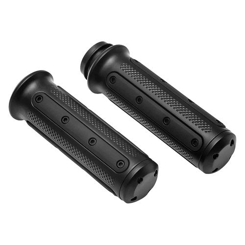 Kuryakyn 6123 Heavy Industry Satin Black Grips