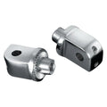 For Honda Fury 2010-2017 Kuryakyn 8818 Chrome Splined Foot Peg Adapters