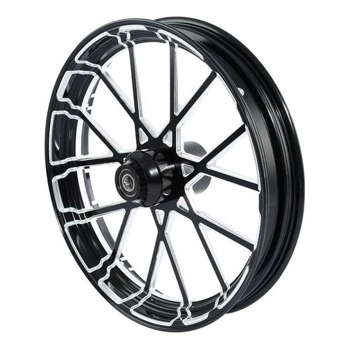 30''x3.5'' Front Wheel Rim & Single Disc Hub Fit For Harley Touring 1997-2021