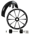 26X3.5'' Front Wheel Rim Dual Disc Hub +Fender Fit For Harley Road Glide 1997-13