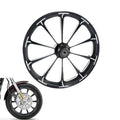 30X3.5'' Front Wheel Rim + Single Disc Hub Fit For Harley Touring Non ABS 97-21